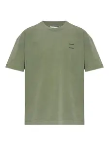 Футболка с принтом-логотипом Samsoe Samsoe, зеленый