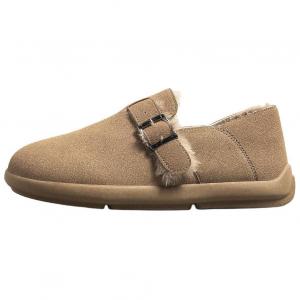 Антискользящие и износостойкие утепленные повседневные туфли низкие женские Khaki HUANQIU