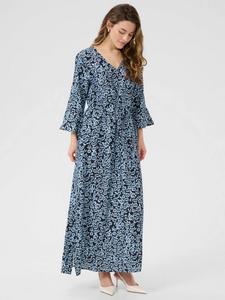 Платье макси Amanda Floral KAFFE, Blue/Multi