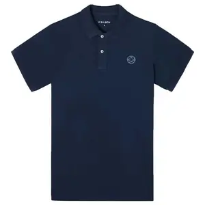 Поло с коротким рукавом Silbon Raqueta Smile, синий