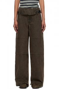 Сложенные рабочие брюки Andersson Bell, коричневый