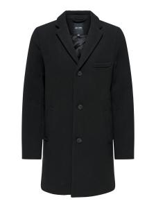 Пальто межсезонное Only & Sons Jaylon, черный
