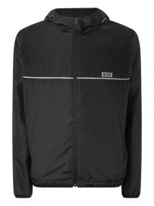 Ветровка с аппликацией логотипа GCDS, черный