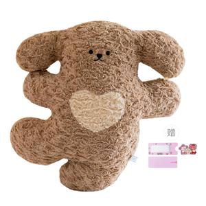 Плюшевая кукла Happy Puppy Dolls высотой 50 см AOLETU, Brown+Puppy Pull-Out Greeting Card