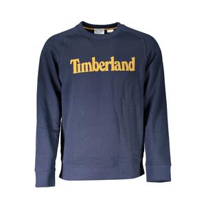 Синий хлопковый мужской свитер Timberland