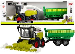 Мое ранчо Комбайн с прицепом 36 см со светом и звуком Mega Creative