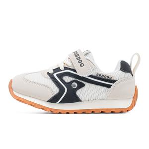 Нескользящие износостойкие низкие детские кроссовки для повседневной жизни BOBDOG, бежевый/черный