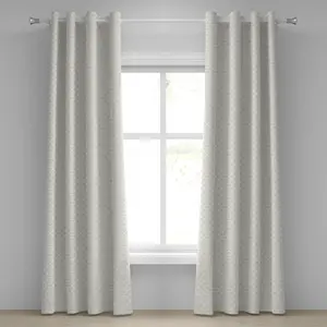 Бежевая штора на люверсах ABAKUHAUS, изящный ретро-стиль, горизонтальные ряды, классические элементы, античный узор, декоративные двухпанельные шторы, 280 см x 260 см, цвет "яичная скорлупа" Abakuhaus