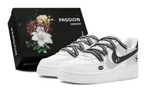 Мужские кроссовки для скейтбординга Nike Air Force 1 Low, черный