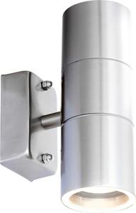 Светодиодная наружная лампа Globo, 6x16,5 см, цвета нержавеющей стали