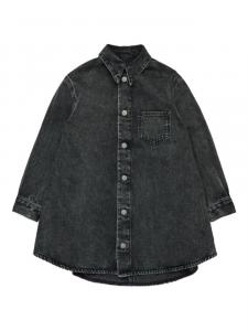MM6 Maison Margiela Kids джинсовое платье, черный
