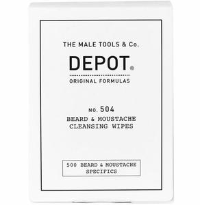 Салфетки для очищения бороды и усов, 12 шт. Depot 504
