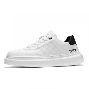 Кеды, обувь для скейтборда унисекс с низким верхом Tfky, белый/черный