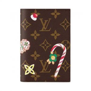 LOUIS VUITTON Обложка для паспорта с монограммой