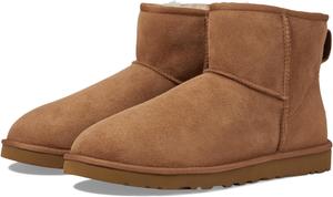 Ботинки мужские UGG из овчины, коричневый
