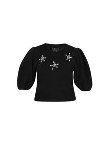 Женский свитер черного цвета faina