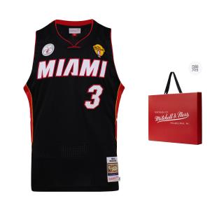 Джерси Mitchell & Ness 'NBA Miami Heat 2012 Dwyane Wade' дорожная финальная Mitchell Ness, черный