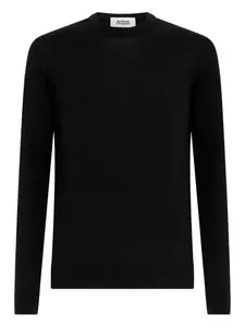 Свитер с круглым вырезом Alpha Industries, черный