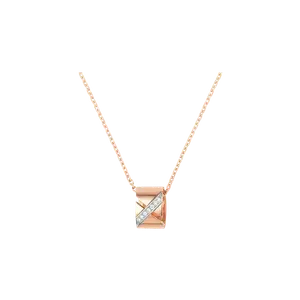 Подвеска Chaumet Liens évidence из розового и белого золота с бриллиантами