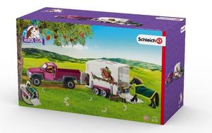 Schleich, Коллекционная фигурка, Пикап с прицепом для перевозки лошадей, 42346