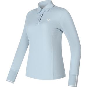 Рубашка поло женская небесно-голубая Fila