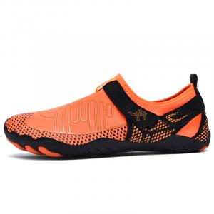 Pilot the camel Противоскользящие дышащие треккинговые ботинки для речных походов мужские оранжево-желтые, цвет Orange Yellow