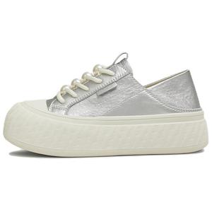 TATA Женские лоу-топ скейтборд кроссовки серебристые, цвет Silver