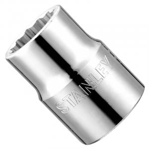 Stanley 3/4 дюйма, серия 19 мм, метрическая, 12-угольная, стандартная головка в форме цветка, авторемонтная головка 55 ммSTMT89655