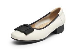 RED DRAGONFLY Женские повседневные туфли на каблуке 3,4 см Slip On, цвет Ecru