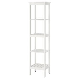 Стеллаж, белый, 42x172 см IKEA Hemnes