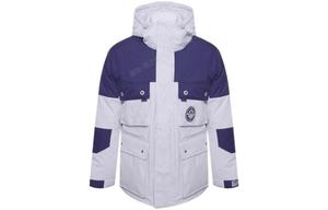 Спортивная модная коллекция пуховик мужской серый Lining