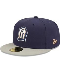 Мужская темно-синяя приталенная шляпа San Antonio Missions Authentic Collection 59FIFTY New Era