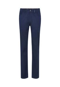 Брюки прямого кроя с пятью карманами и эластичным поясом Montreal Redpoint, синий