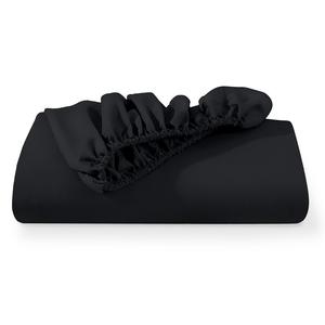 Ультрамягкая простыня с двумя карманами Bare Home, черный