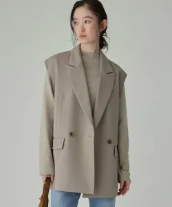 Двусторонний жилет Babylone, цвет Greige 14