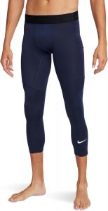 Мужские Тайтсы для фитнеса Nike Pro Dri длиной 3/4, Obsidian/White