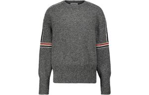 Свитер мужской charcoal gray THOM BROWNE, серый