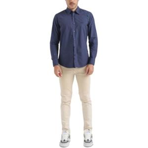 Босс Хлопковая Рубашка HUGO BOSS, Морской Синий