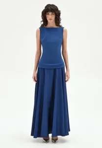 Длинное платье Rinascimento, Blu Brillante