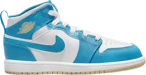 Кроссовки Air Jordan 1 Mid PS 'Aquatone', синий