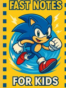 Speedy Blue Notes for Kids: Fun Lined Notebook for School, Drawing & Journaling (Independently published)