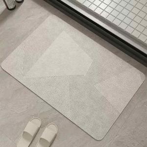 AOVOC Ковер 60х90 см из ПВХ, для ванной комнаты, японский стиль, римский узор, модель Mat-07