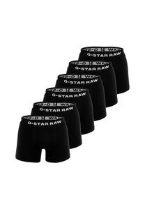 Мужские боксеры, 6 шт - трусы-боксеры, хлопок стрейч G-STAR RAW, черный