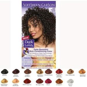Dark and Lovely Natural Black 372# Стойкая к выцветанию стойкая краска для волос 1 шт Dark & Lovely