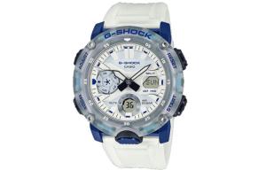 CASIO Часы Men G-SHOCK White Watch GA2000HC7A, Silver