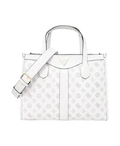 Эко-Кожаная сумка с логотипом Guess, белый