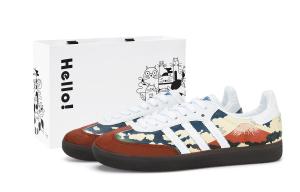 Adidas Originals Кроссовки SAMBA OG низкие немецкие армейские Unisex белый синий коричневый