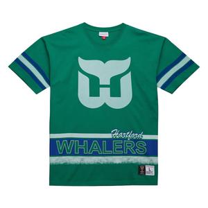 Mitchell Ness Футболка Mitchell & Ness x NHL Hartford Whalers мужская green
