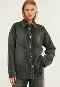 Блузка на пуговицах Kappahl, Black