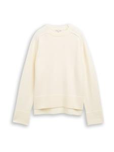 TOM TAILOR Свитер из шерсти белый